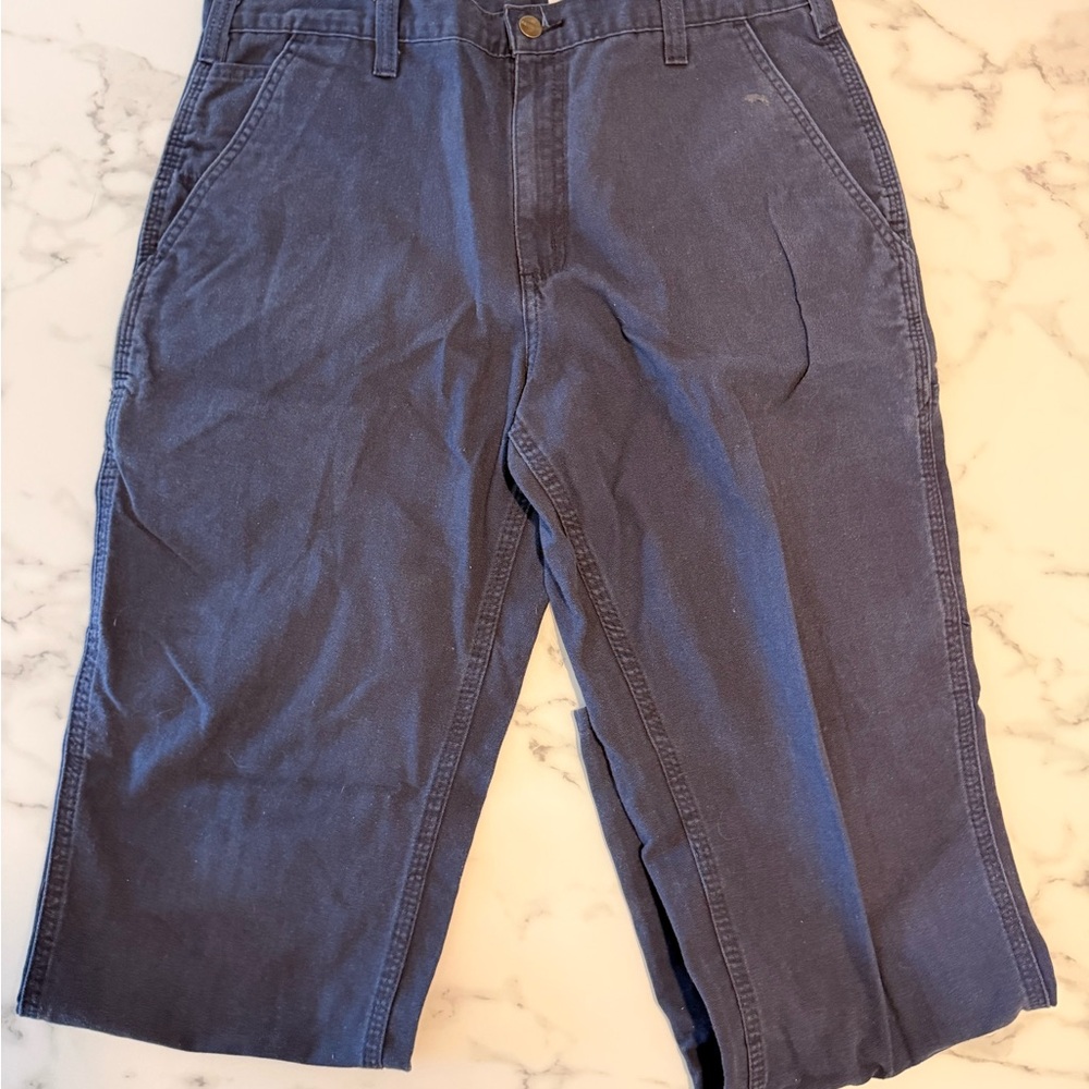 Used Carhartt Men's Blue Pants